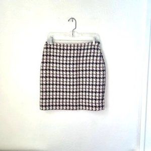 WHBM White House Black Market - Tweed Lined Skirt - Sz Med